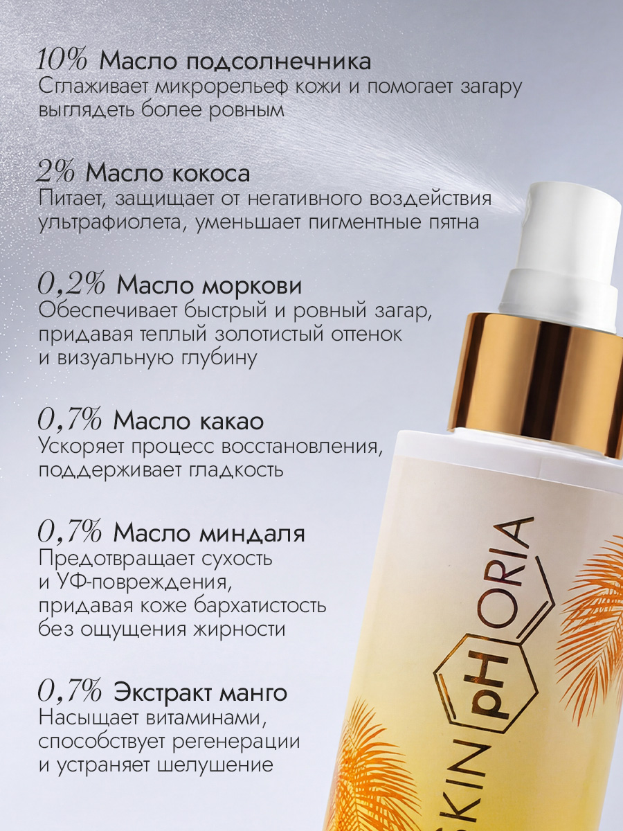 Масло-максимайзер загара