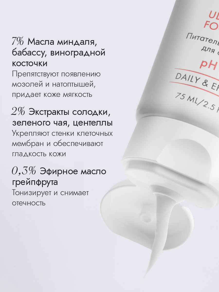 Бальзам, крем для ног питательный