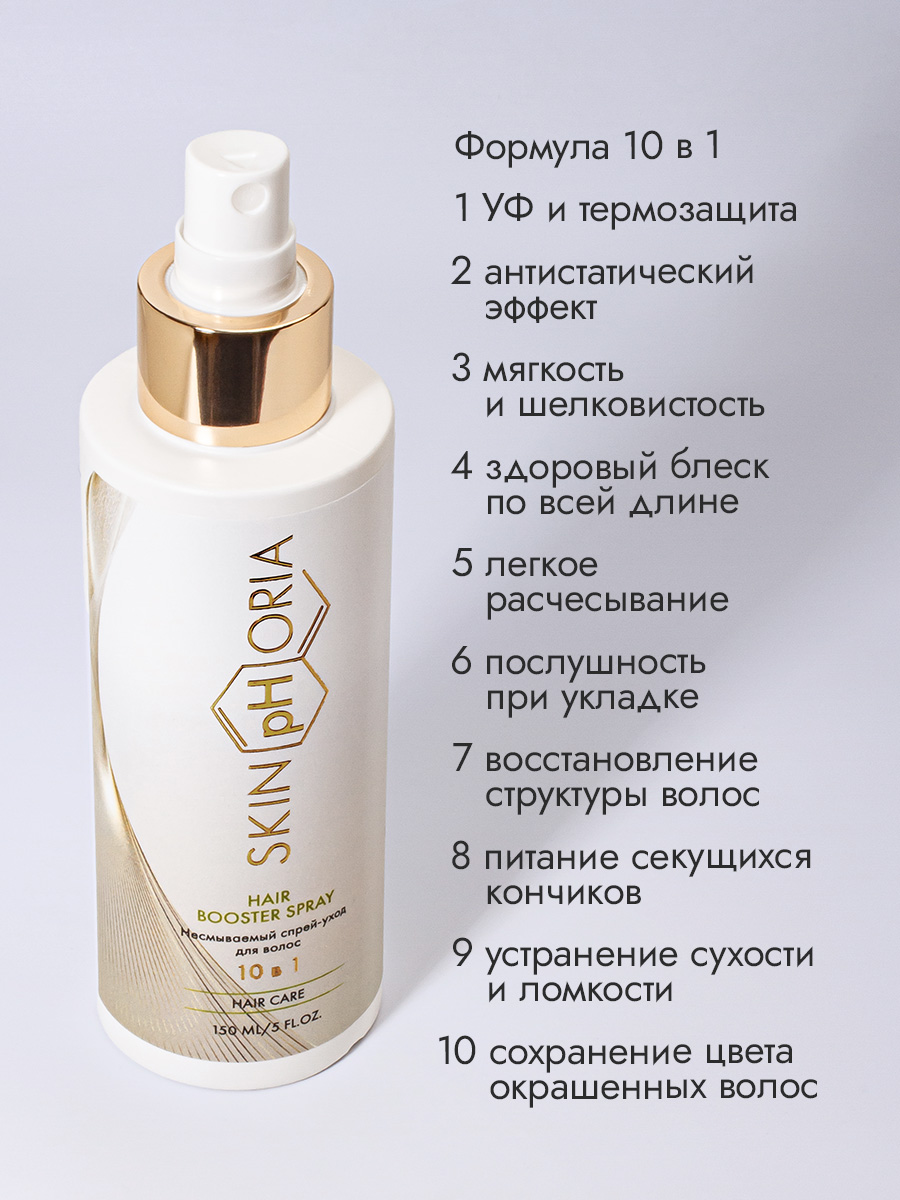 Несмываемый спрей-уход для волос 10 в 1 