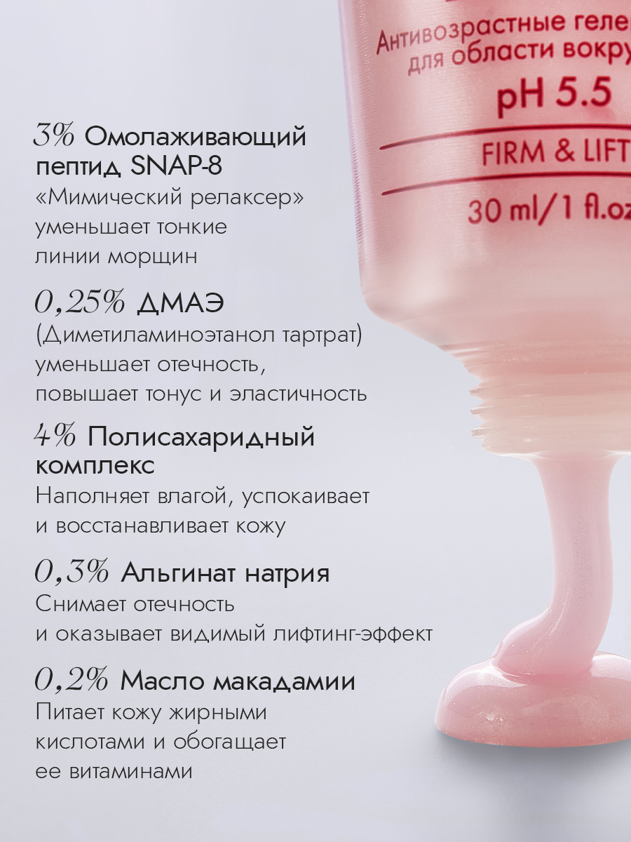 Антивозрастные гелевые патчи для глаз