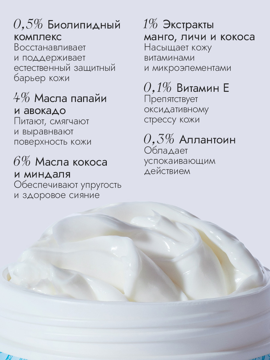 Крем-баттер для тела питательный 