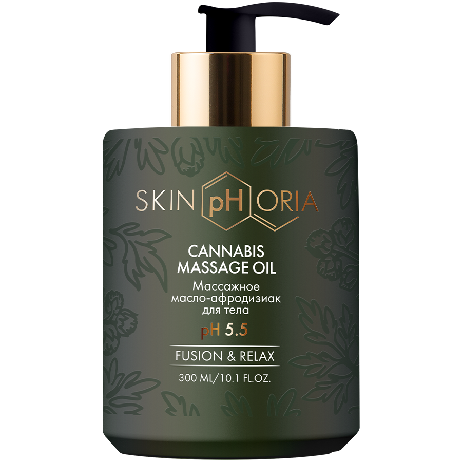 Массажное масло-афродизиак для тела Cannabis Massage Oil