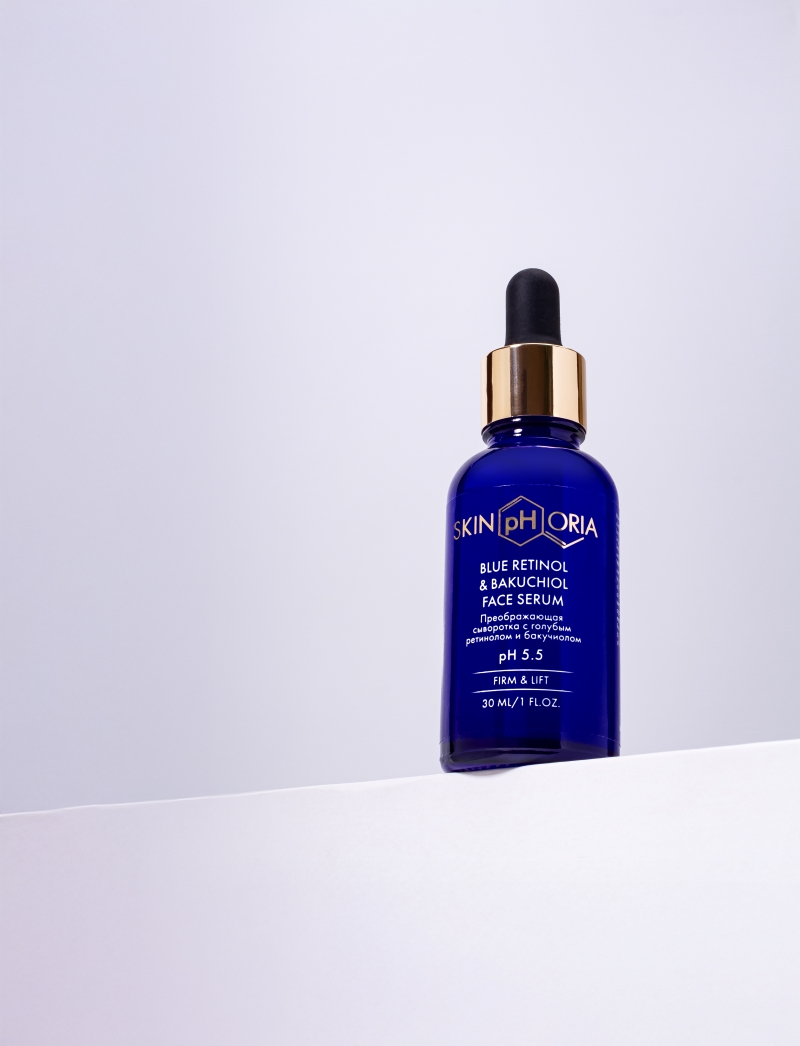 Преображающая сыворотка с голубым ретинолом и бакучиолом