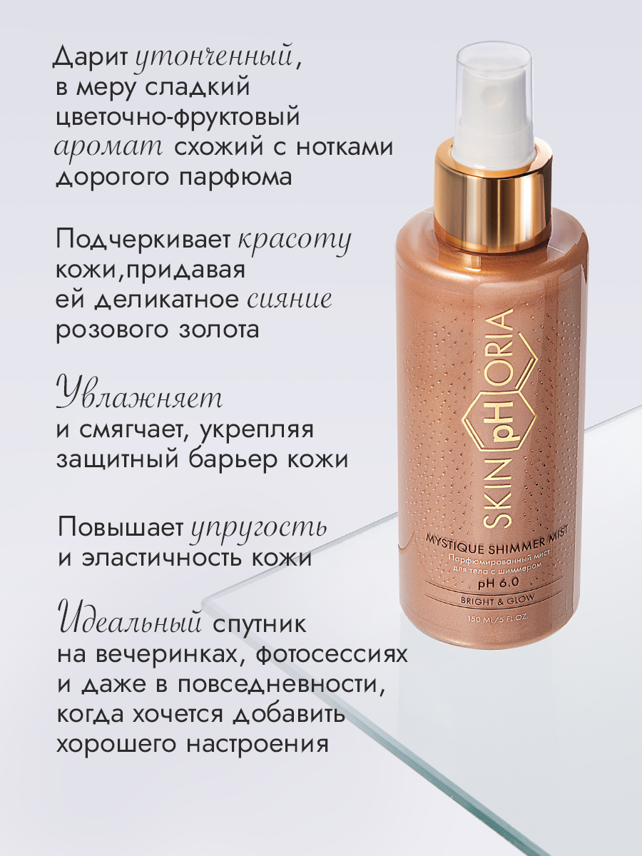 Парфюм-мист с шиммером для тела 