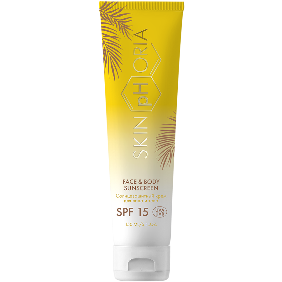 SPF 15 Солнцезащитный крем для лица и тела Face & Body Sunscreen