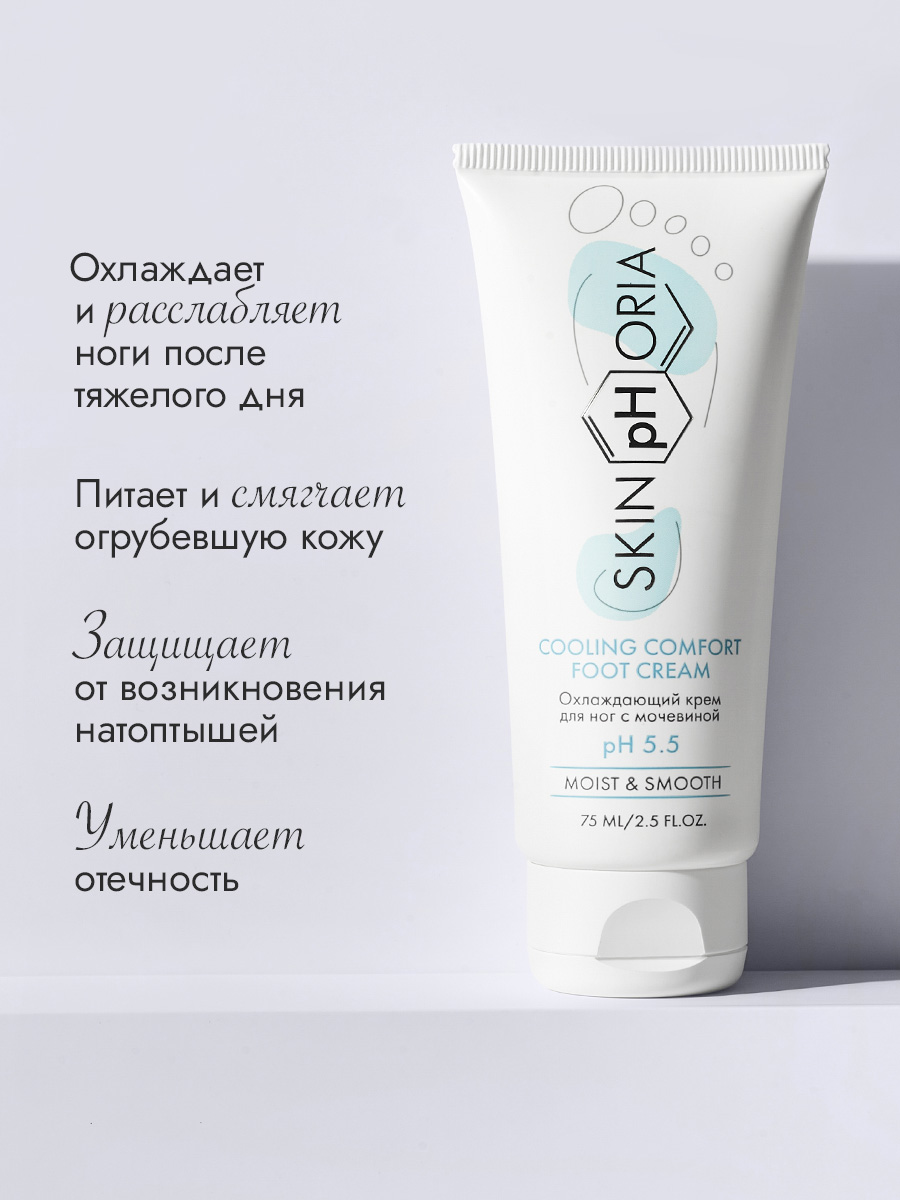 Охлаждающий крем для ног с мочевиной